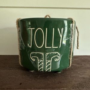 Rae Dunn JOLLY planter